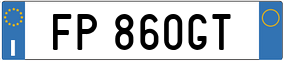 Truck License Plate